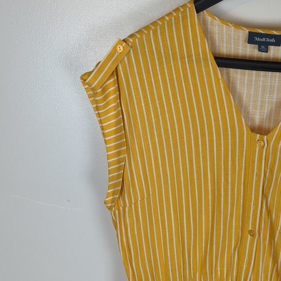 Modcloth Instantly Easygoing Striped Jumpsuit - Picture 3 of 13